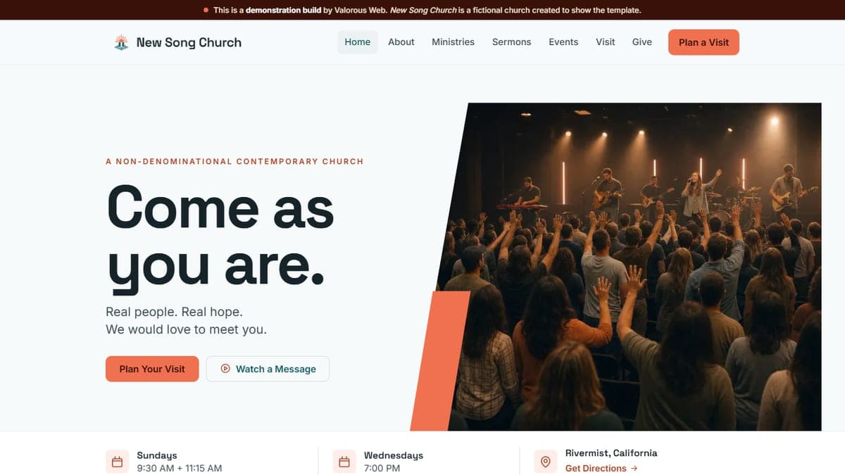 New Song Church – Church Website